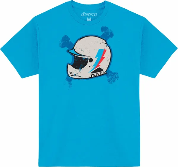 Tricou ICON Domain Bonez Blue/Green-1