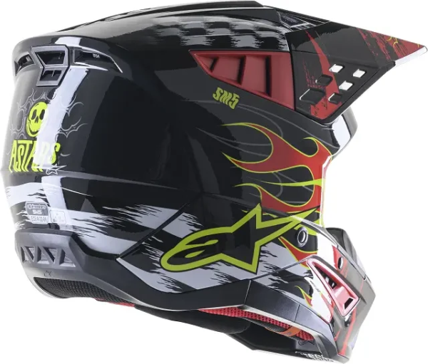 Casca Alpinestars Supertech M5 Rash Red/Gray-0