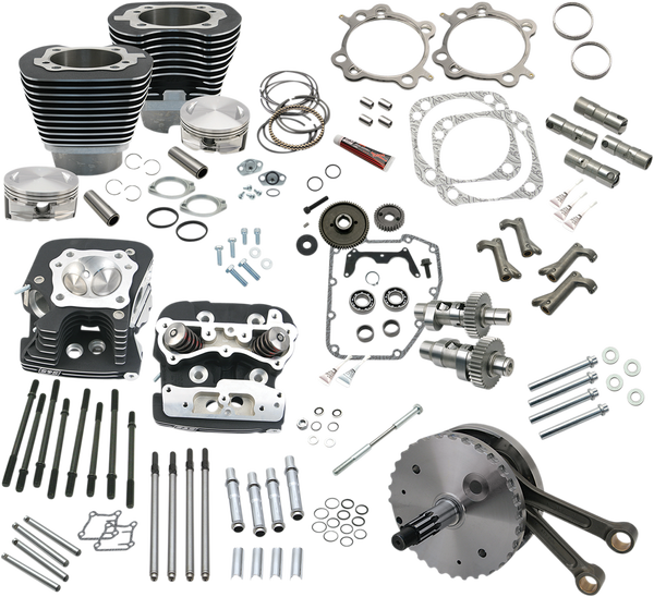 124(r) Hot Set Up® Engine Performance Kit Black, Powder Coated, 1, nordicamoto.ro
