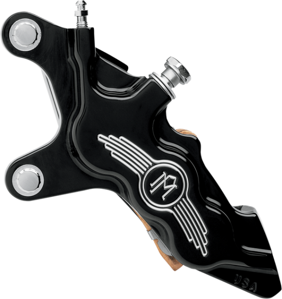 Six-piston Differential-bore Front Caliper Black, Matte, 2, nordicamoto.ro