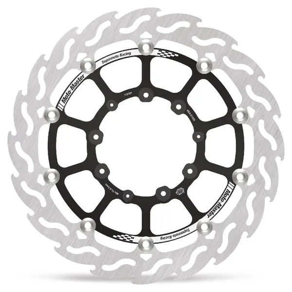 Flame Series Floating Rotor Black, Silver-0