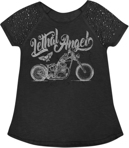 Women's Lethal Angel Bike T-shirt Black L +, 1, nordicamoto.ro