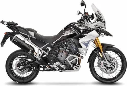 Tobă de eșapament LeoVince LV One Evo Black Edition Slip-On pentru Triumph Tiger 850 Sport / Tiger 900 GT / Rally / Pro (2020-2025), 2, nordicamoto.ro