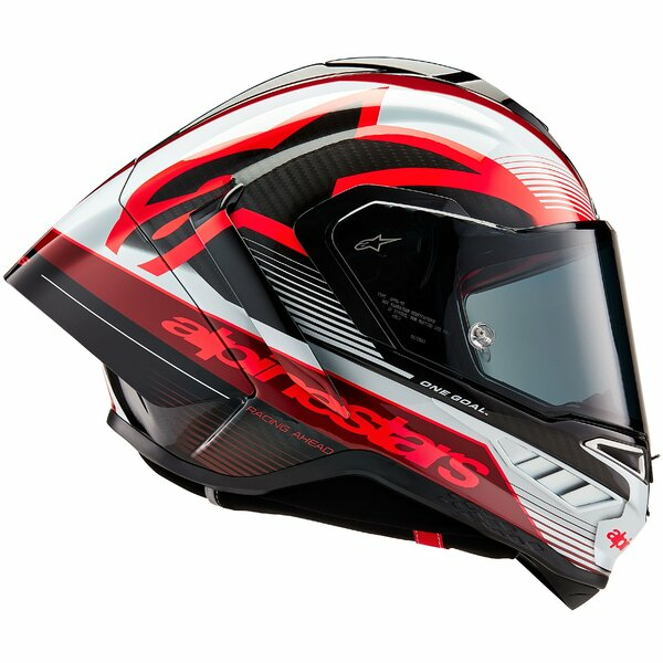 Casca integrala sport ALPINESTARS SUPERTECH R10 CARBON TEAM Negru/Rosu/Alb-5