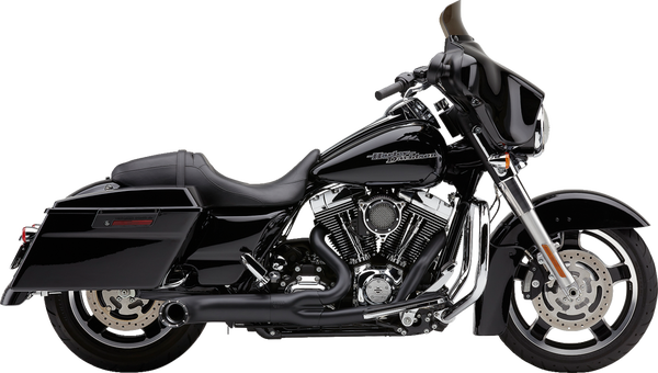 Turn Out 2-into-1 Exhaust System Black, 4, nordicamoto.ro
