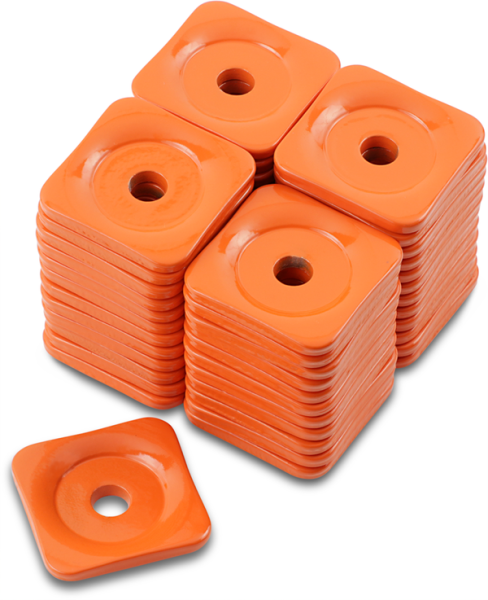 Grand Digger® Support Plates Orange, Powder Coated, 1, nordicamoto.ro