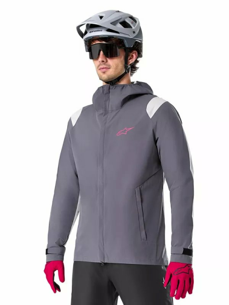 A-dura Rain Jacket Dark Titanium -1