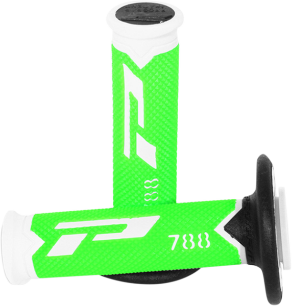 Cross Triple Density 788 Grips Black, Fluorescent Green, White, 1, nordicamoto.ro