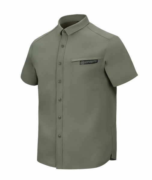 TRICOU CFMOTO QUICK-DRY VERDE/NEGRU, 1, nordicamoto.ro