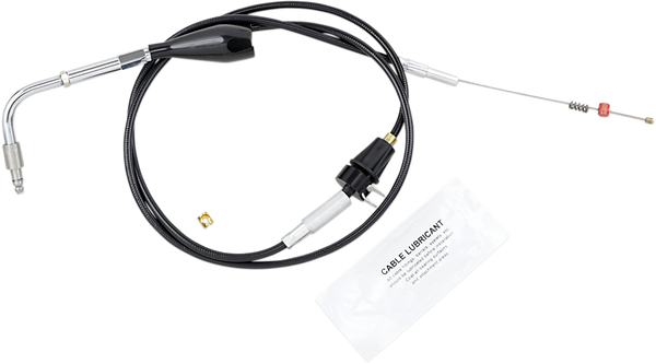 Black Vinyl Throttle/idle Cable Black Standard, 1, nordicamoto.ro