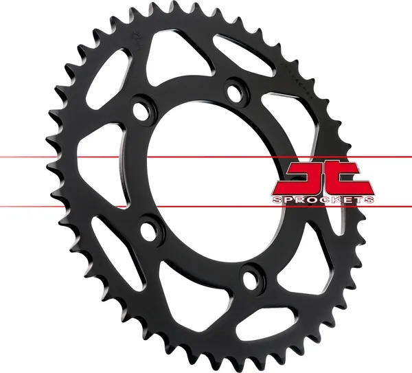 JT SPROCKETS Steel Rear Sprocket Black -1