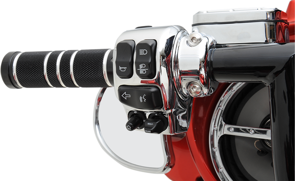 Handlebar Switch Housing Kit Silver, 3, nordicamoto.ro