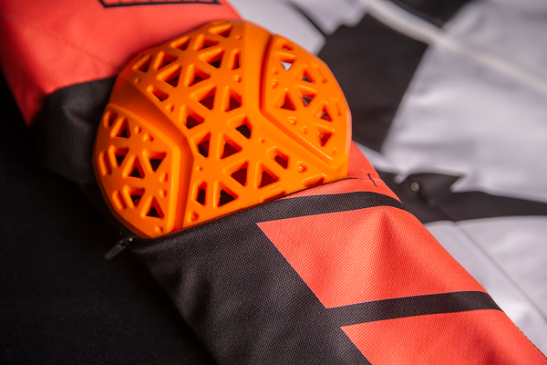 Geaca Textil Dama Icon Airform Retro Orange/White/Black-2