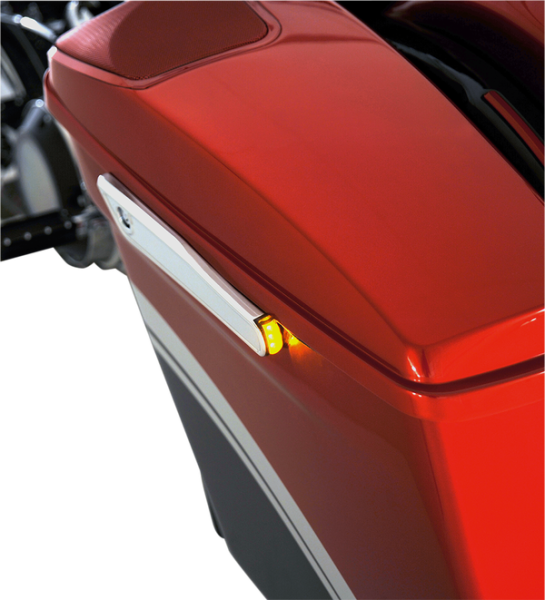 Lighted Saddlebag Hinge Covers Silver, 3, nordicamoto.ro