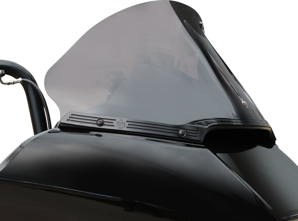 Flare Series Windshield Trim Black, Gloss, 1, nordicamoto.ro
