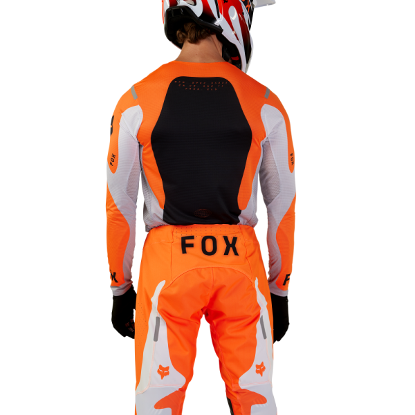 Tricou Moto Fox Flexair Magnetic Portocaliu Fluo-2