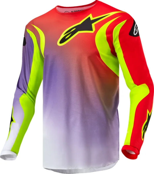 Tricou Alpinestars Fluid Lucent Purple/Red-1