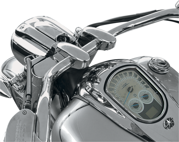 Liner Pullback Handlebar Riser Silver, 1, nordicamoto.ro