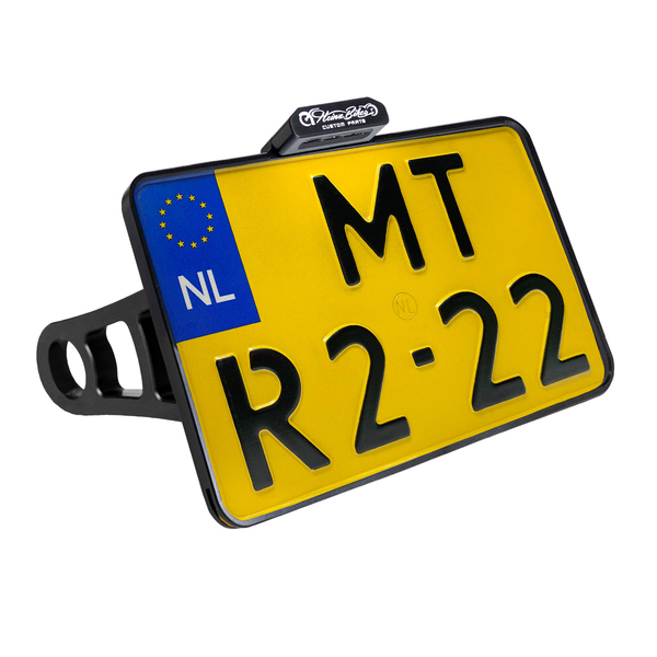 License Plate Side Mounts White, 1, nordicamoto.ro