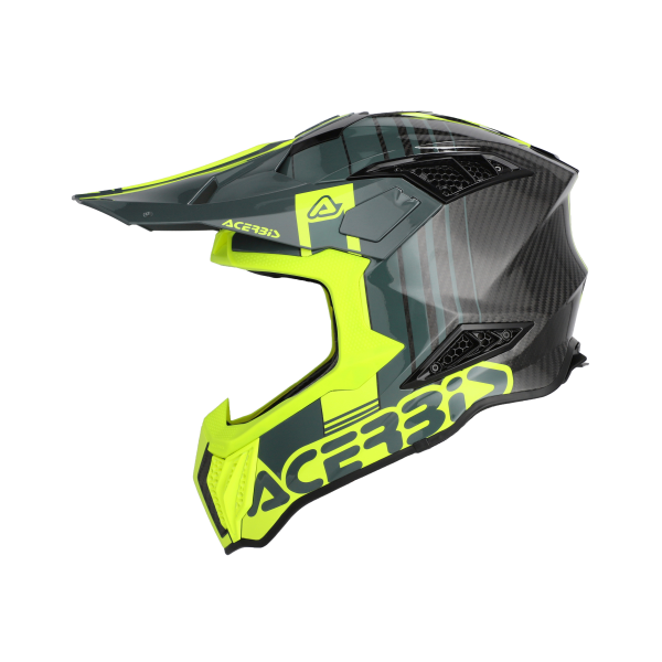 Casca Acerbis Airstrike-C Negru/Galben Fluo-14