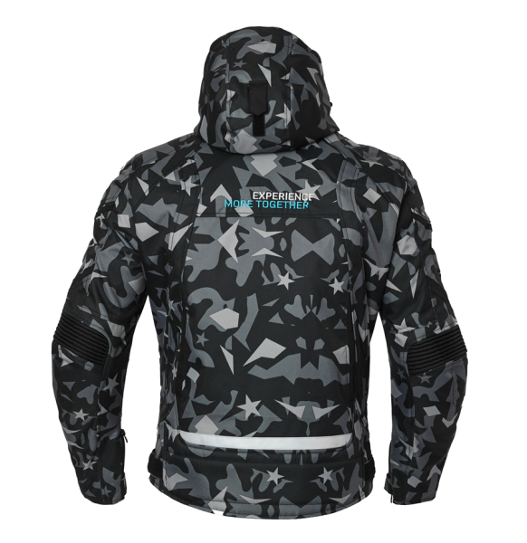 GEACĂ MOTO TEXTILĂ CFMOTO CAMO – GRI / NEGRU, 6, nordicamoto.ro