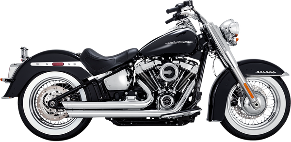 Big Shots Staggered Exhaust Chrome, 1, nordicamoto.ro