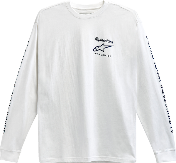 Authenticated Long Sleeve T-shirt White -1