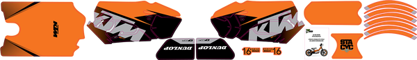Stacyc Stability 16(r) Cycle Brushless Graphic Kit Orange, 2, nordicamoto.ro