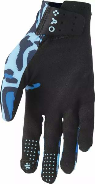 Sportmode Cheetah Gloves Blue, Black -3