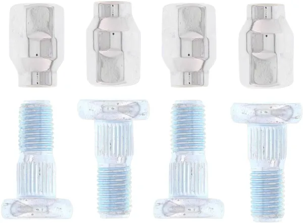 MOOSE RACING Wheel Stud-nut Kit Silver 