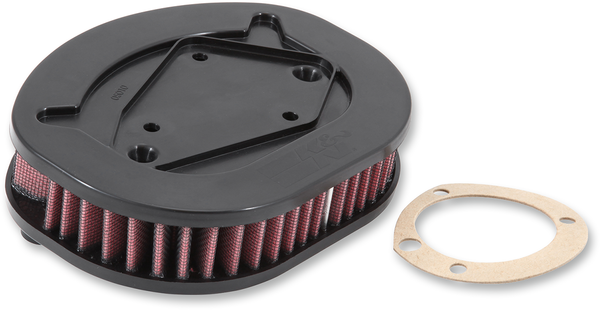 High Flow Replacement Air Filter Black, Red, 1, nordicamoto.ro