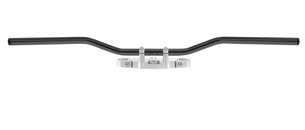 Steel Handlebar 24,5 Mm (1(r)) Black, 1, nordicamoto.ro
