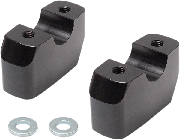 Handlebar Risers Black, 5, nordicamoto.ro