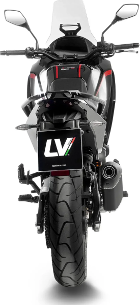 Tobă de eșapament LeoVince LV-14 Black Edition Slip-On pentru Moto Morini X-Cape 700, 5, nordicamoto.ro