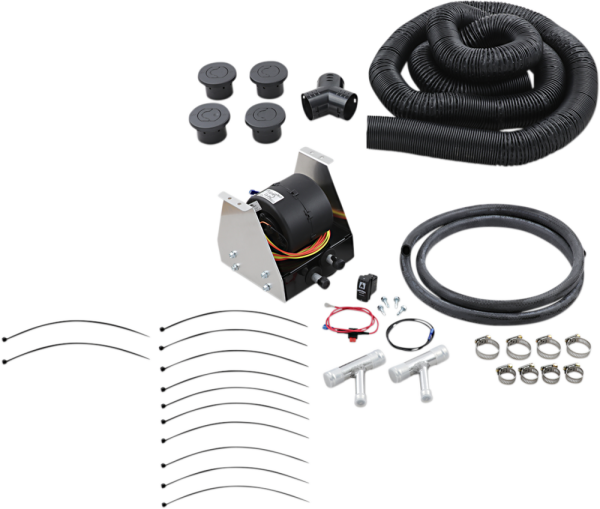 Utv Cab Heater Kit Black, 1, nordicamoto.ro