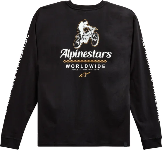Authenticated Long Sleeve T-shirt Black M, 2, nordicamoto.ro