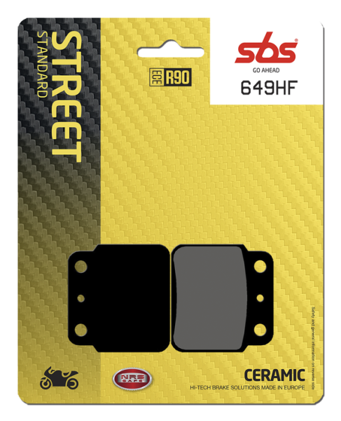 Hf Street Ceramic Organic Brake Pads, 2, nordicamoto.ro