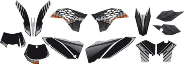 GRAPHIC KIT BLACK-CHROM, 1, nordicamoto.ro