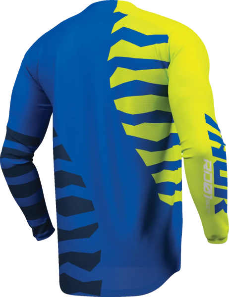 Tricou Launchmode Shredder galben-albastru, 17, nordicamoto.ro