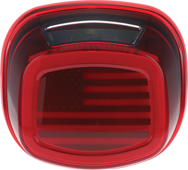 Tracer Us Flag Led Taillights Red, 1, nordicamoto.ro