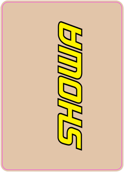 Upper Fork Decal Yellow, 1, nordicamoto.ro