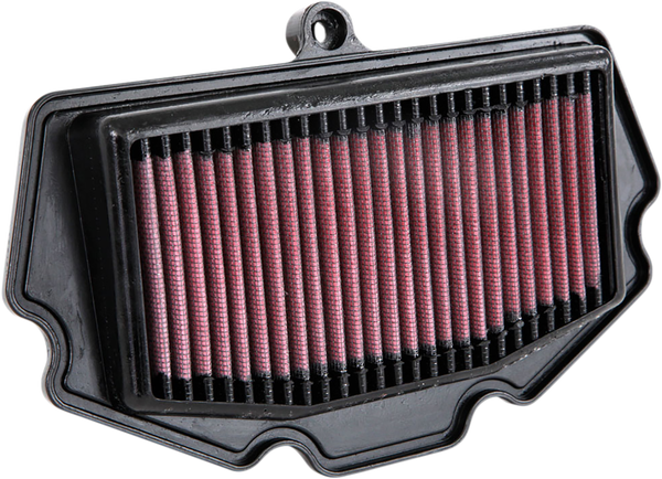 High-flow Air Filter Black, Red, 2, nordicamoto.ro