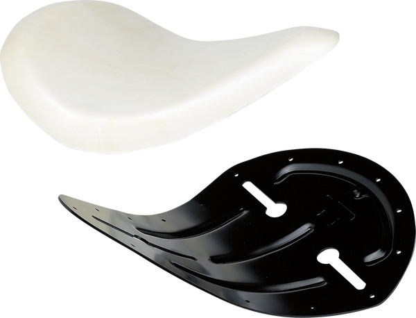 Uncovered Slimline Solo Seat White, 1, nordicamoto.ro