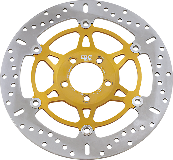Md Series Pro-lite Contour X Brake Rotor Polished Steel, Yellow, 1, nordicamoto.ro