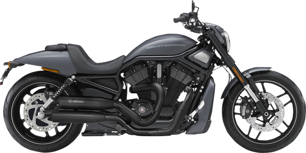 2in2 | Vrsc Double Short Exhaust System Matte Black, 1, nordicamoto.ro