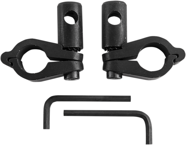 Tombstone Windshield Handlebar Clamp Kit Black, 1, nordicamoto.ro
