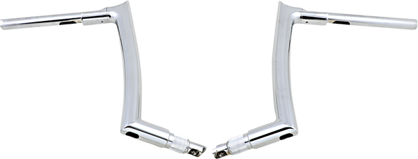 1-1/2(r) Ez Install Pointed Top Handlebar Silver, 1, nordicamoto.ro