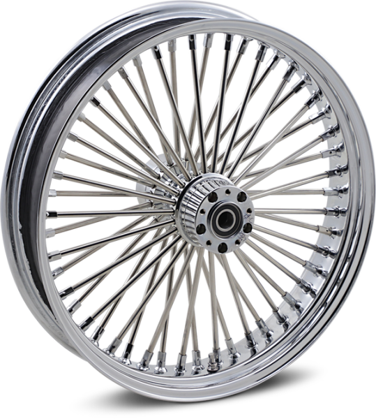 Fat Daddy 50-spoke Radial Laced Wheel Silver, 2, nordicamoto.ro