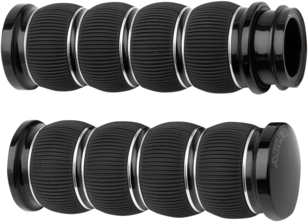 Fusion Ring Leader Grips Black, 1, nordicamoto.ro