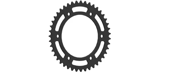 Pinion standard spate 520 negru, 1, nordicamoto.ro